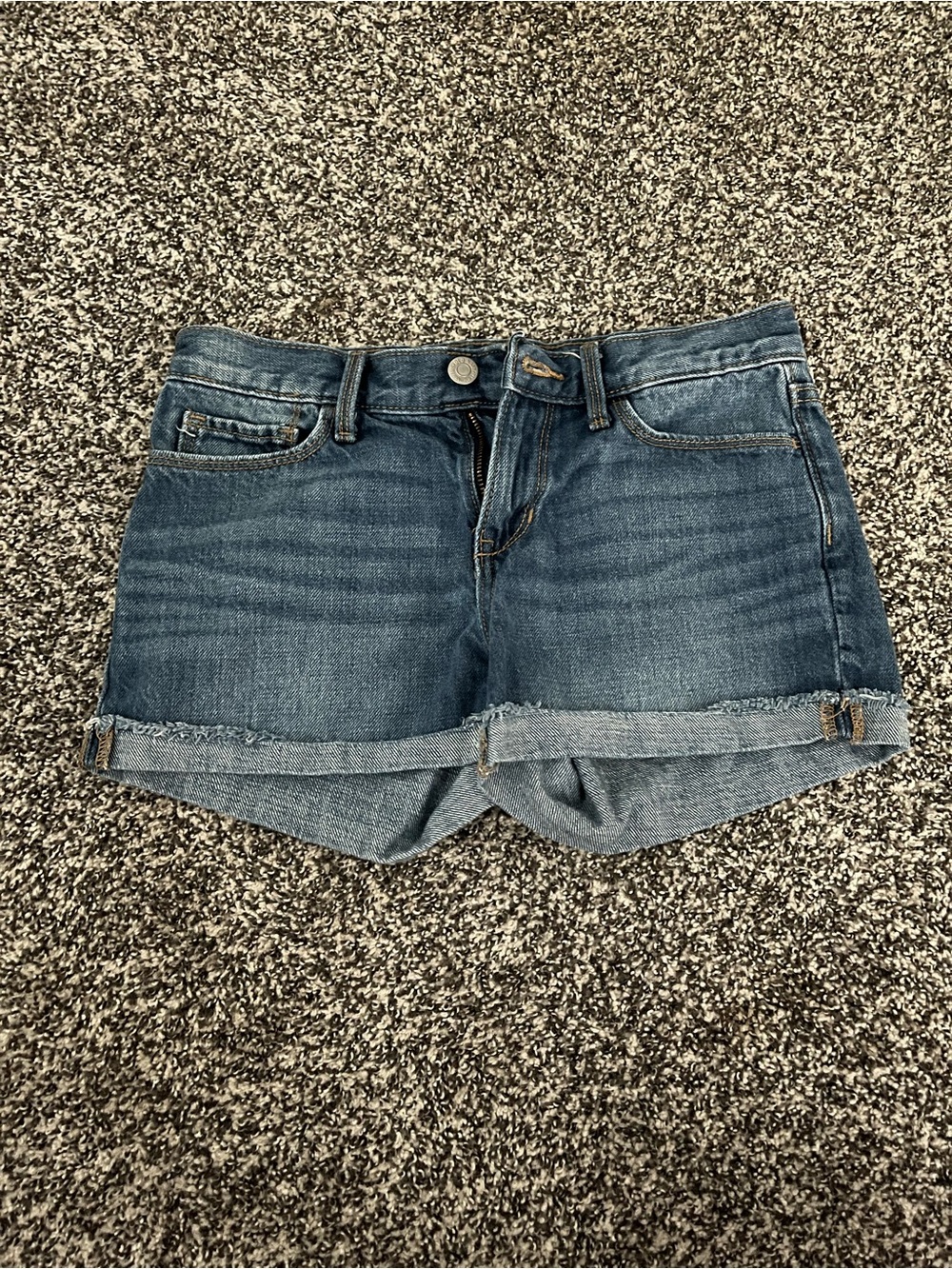 Old Navy girls Denim Jean Shorts Blue Size 12
